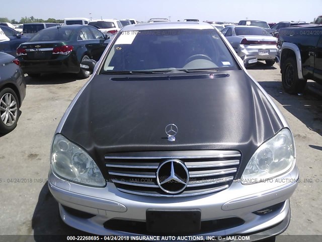WDBNG74J13A348545 - 2003 MERCEDES-BENZ S 55 AMG SILVER photo 6