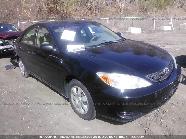 4T1BE32K43U178917 - 2003 TOYOTA CAMRY LE/XLE/SE 黑色 照片 1