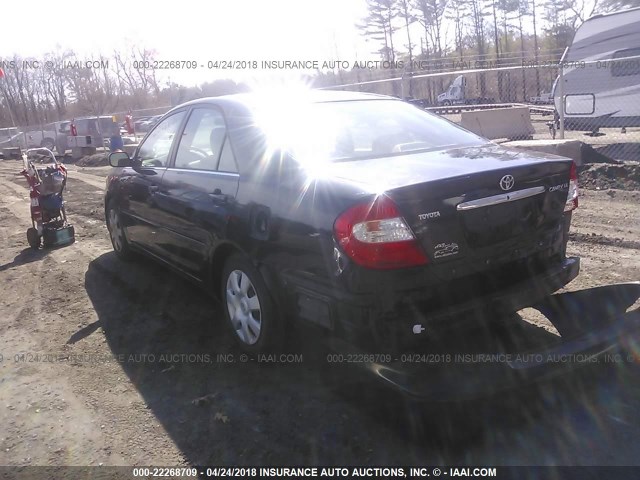 4T1BE32K43U178917 - 2003 TOYOTA CAMRY LE/XLE/SE 黑色 照片 3