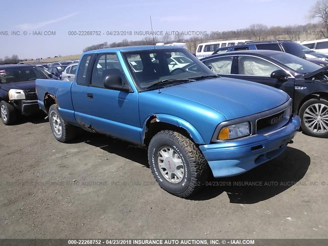 1GTDT19W4R8520786 - 1994 GMC SONOMA BLUE photo 1