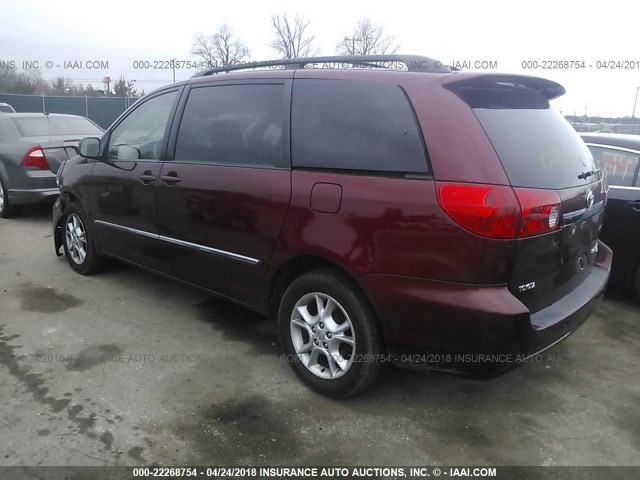 5TDBA22C26S055998 - 2006 TOYOTA SIENNA XLE/XLE LIMITED RED photo 3