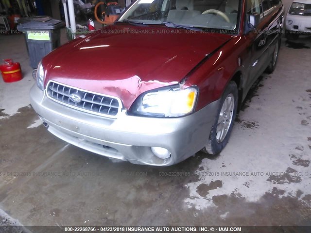 4S3BH675247618486 - 2004 SUBARU LEGACY OUTBACK AWP 橙色 照片 6