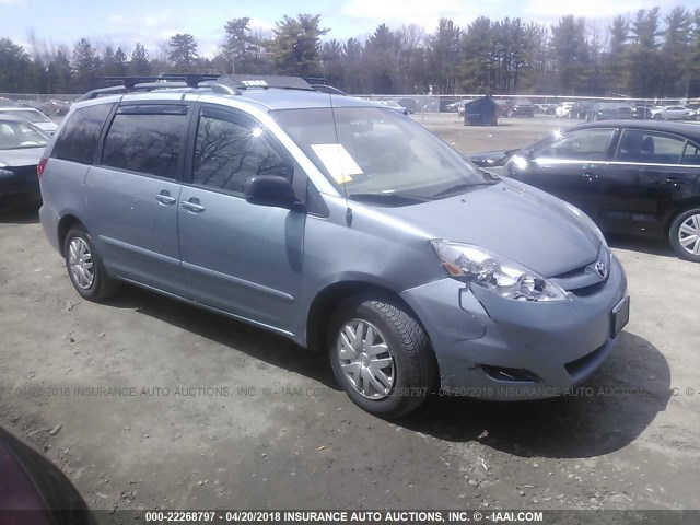 5TDZK23C87S092081 - 2007 TOYOTA SIENNA CE/LE Light Blue photo 1