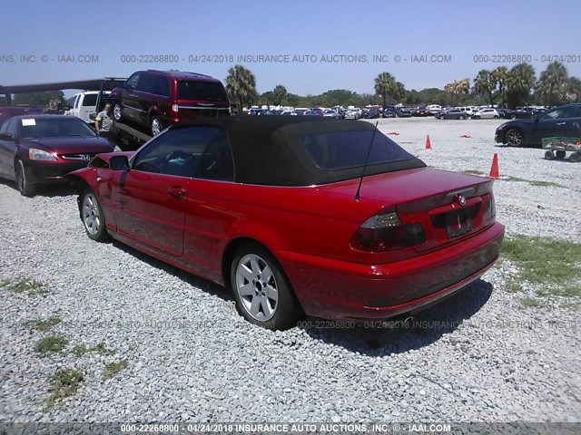 WBABW53464PL43456 - 2004 BMW 330 CI RED photo 3