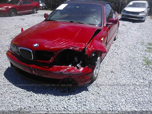 WBABW53464PL43456 - 2004 BMW 330 CI RED photo 6