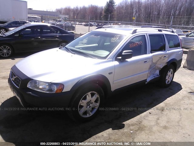 YV4SZ592861223385 - 2006 VOLVO XC70 SILVER photo 2