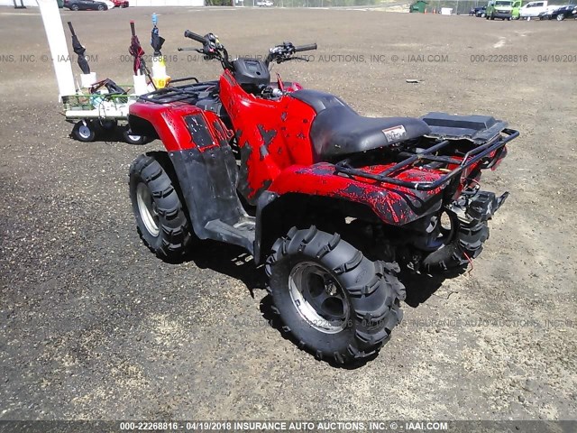 1HFTE4067E4000562 - 2014 HONDA TRX420 FE RED photo 3