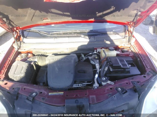 3GSALAE15AS597647 - 2010 SATURN VUE XE RED photo 10