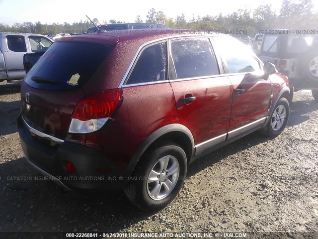 3GSALAE15AS597647 - 2010 SATURN VUE XE RED photo 4