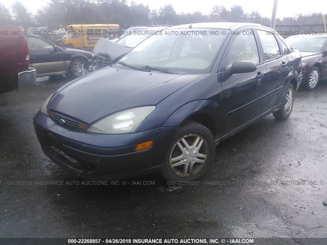 1FAHP34383W110533 - 2003 FORD FOCUS SE COMFORT/SE SPORT BLUE photo 2