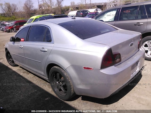 1G1ZG57B594176709 - 2009 CHEVROLET MALIBU LS 银色 照片 3