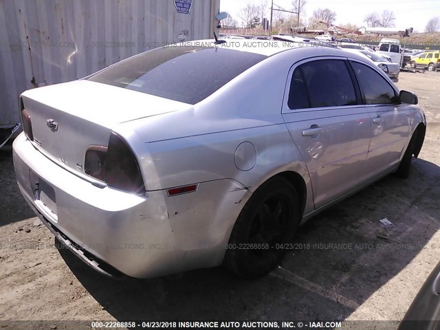 1G1ZG57B594176709 - 2009 CHEVROLET MALIBU LS 银色 照片 4
