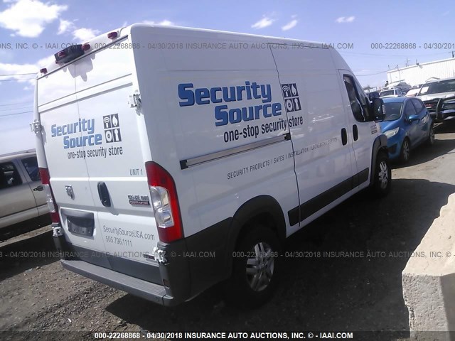 3C6TRVCD5GE117810 - 2016 RAM PROMASTER 2500 2500 HIGH WHITE photo 4