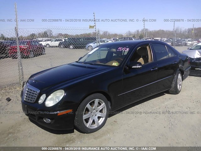 WDBUF87X78B341380 - 2008 MERCEDES-BENZ E 350 4MATIC BLACK photo 2