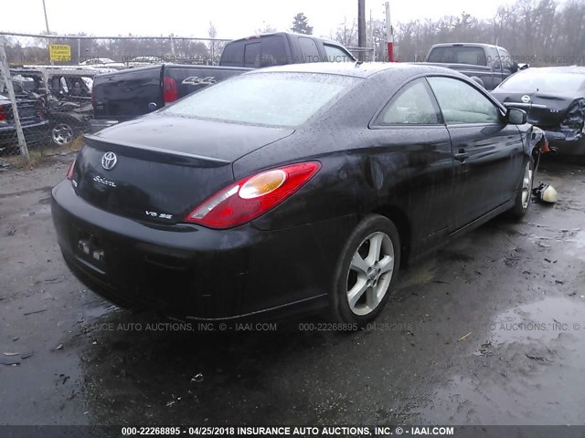 4T1CA38P74U005221 - 2004 TOYOTA CAMRY SOLARA SE/SLE შავი ფოტო 4