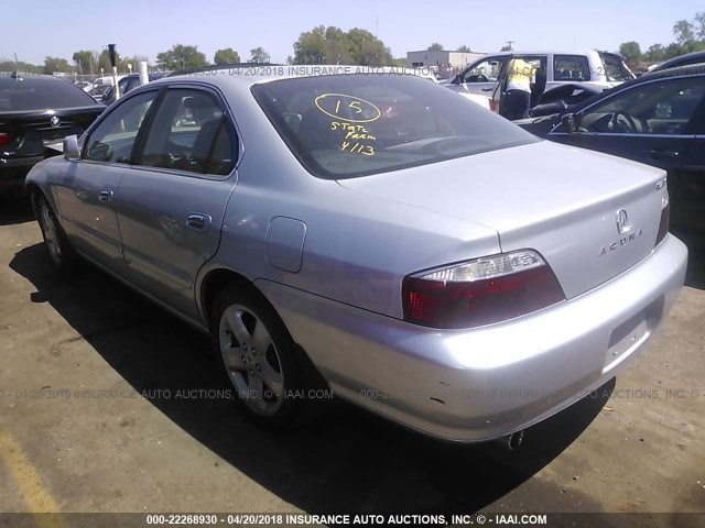 19UUA56833A024379 - 2003 ACURA 3.2TL TYPE-S SILVER photo 3