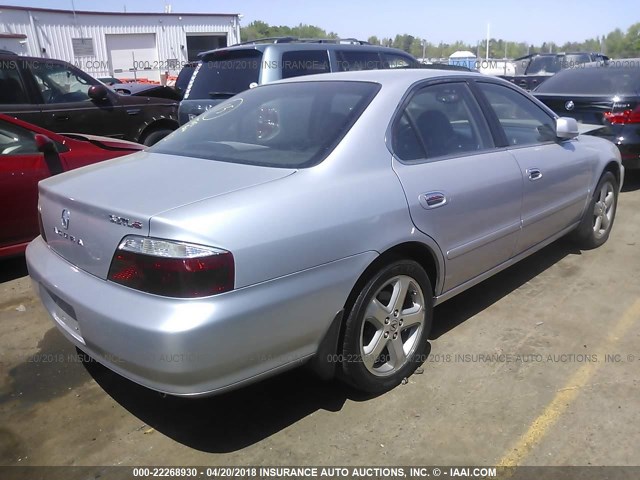 19UUA56833A024379 - 2003 ACURA 3.2TL TYPE-S SILVER photo 4