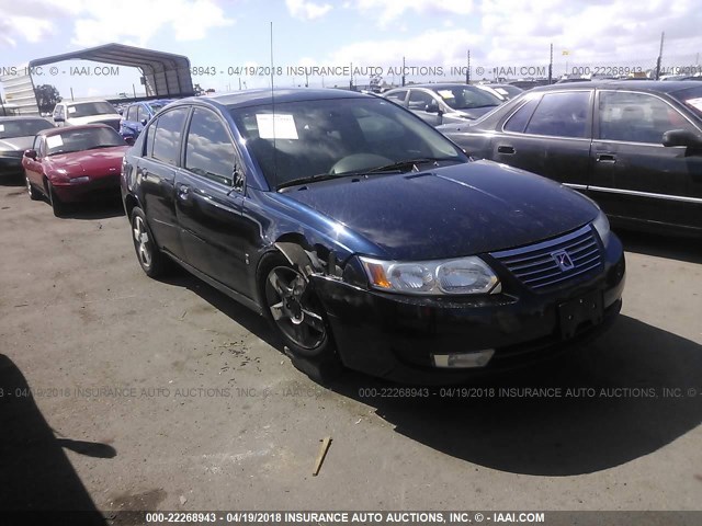 1G8AL58F87Z188509 - 2007 SATURN ION LEVEL 3 BLUE photo 1