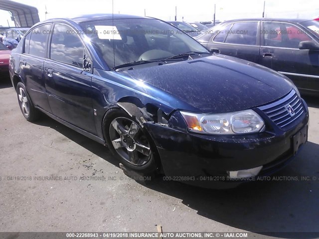 1G8AL58F87Z188509 - 2007 SATURN ION LEVEL 3 BLUE photo 6