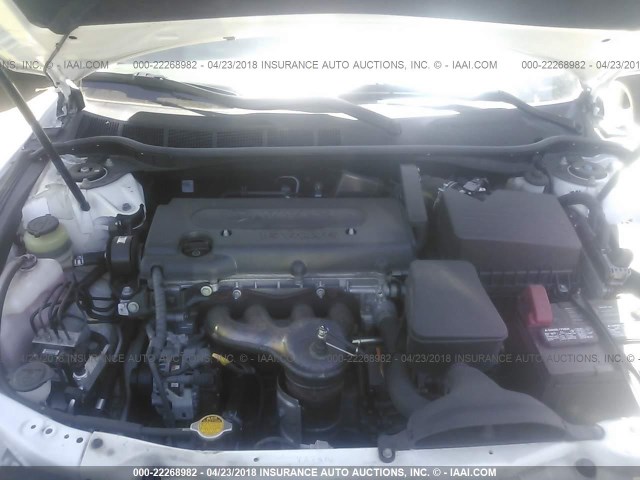 4T1BE46K39U856601 - 2009 TOYOTA CAMRY SE/LE/XLE WHITE photo 10
