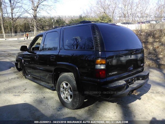 1GKEK63U74J208060 - 2004 GMC YUKON DENALI BLACK photo 3