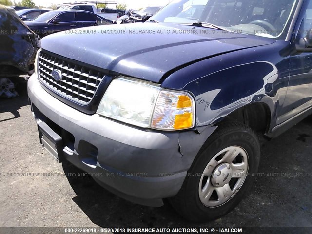 1FMZU62K03ZA84507 - 2003 FORD EXPLORER XLS/XLS SPORT BLUE photo 6