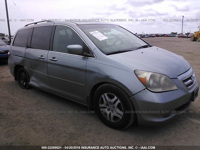 5FNRL38677B026308 - 2007 HONDA ODYSSEY EXL ვერცხლისფერი ფოტო 1