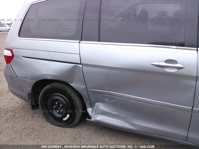 5FNRL38677B026308 - 2007 HONDA ODYSSEY EXL ვერცხლისფერი ფოტო 6