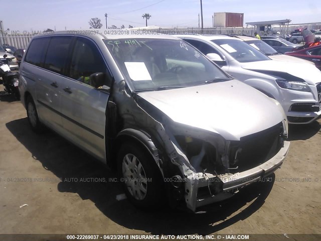 5FNRL38255B045644 - 2005 HONDA ODYSSEY LX SILVER photo 1