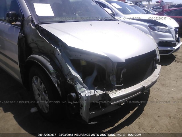 5FNRL38255B045644 - 2005 HONDA ODYSSEY LX SILVER photo 6