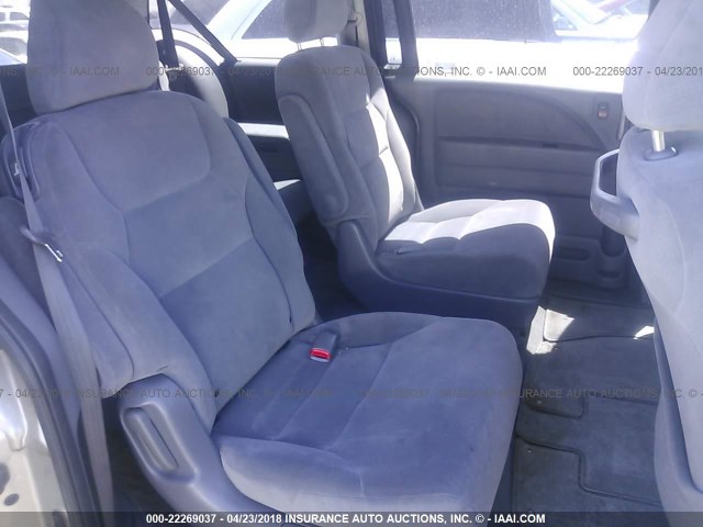 5FNRL38255B045644 - 2005 HONDA ODYSSEY LX SILVER photo 8