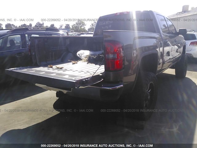 3GTU2UEC5EG230271 - 2014 GMC SIERRA K1500 SLE BROWN photo 4