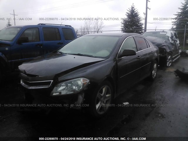 1G1ZB5E06CF373982 - 2012 CHEVROLET MALIBU LS 灰色 照片 2