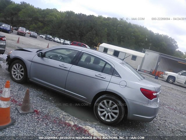 1C3CCBBB4EN197963 - 2014 CHRYSLER 200 TOURING SILVER photo 3