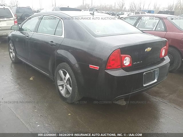 1G1ZC5E19BF121440 - 2011 CHEVROLET MALIBU 1LT 黑色 照片 3