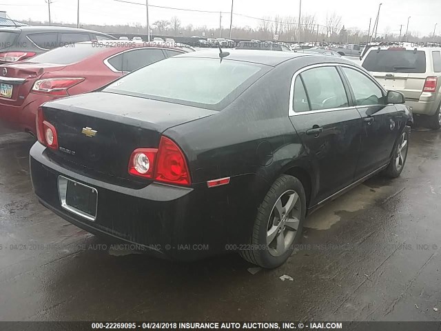 1G1ZC5E19BF121440 - 2011 CHEVROLET MALIBU 1LT 黑色 照片 4