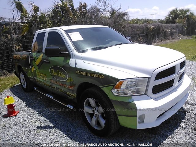 1C6RR6FT9ES114454 - 2014 RAM 1500 ST WHITE photo 1