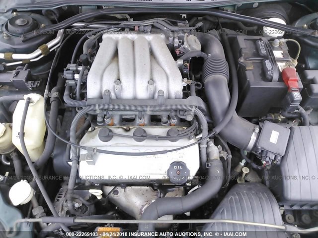 4B3AG42H21E109204 - 2001 DODGE STRATUS SE GREEN photo 10