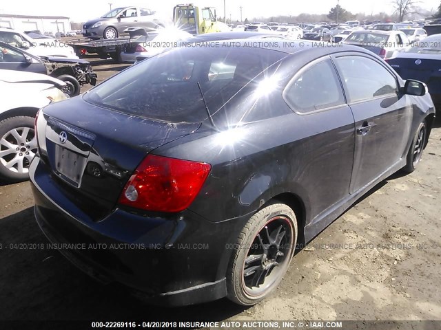 JTKDE177350017113 - 2005 TOYOTA SCION TC 黑色 照片 4