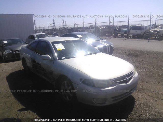 2T1CF28P8YC291633 - 2000 TOYOTA CAMRY SOLARA SE/SLE SILVER photo 1