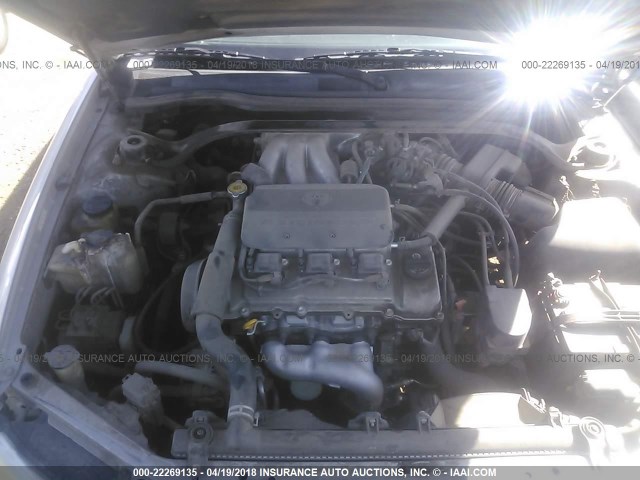 2T1CF28P8YC291633 - 2000 TOYOTA CAMRY SOLARA SE/SLE ვერცხლისფერი ფოტო 10