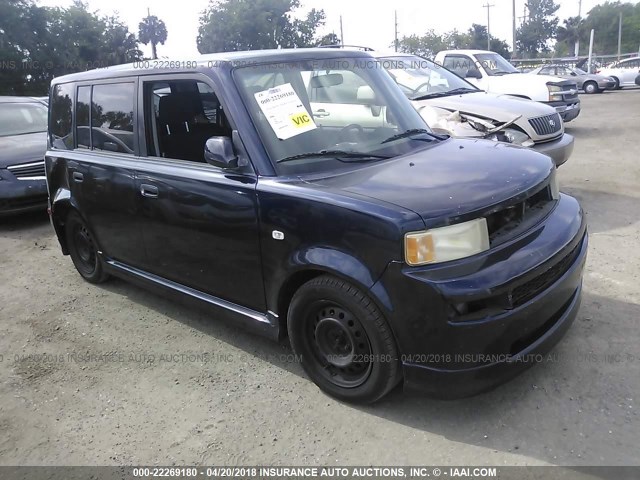 JTLKT334554001973 - 2005 TOYOTA SCION XB ლურჯი ფოტო 1
