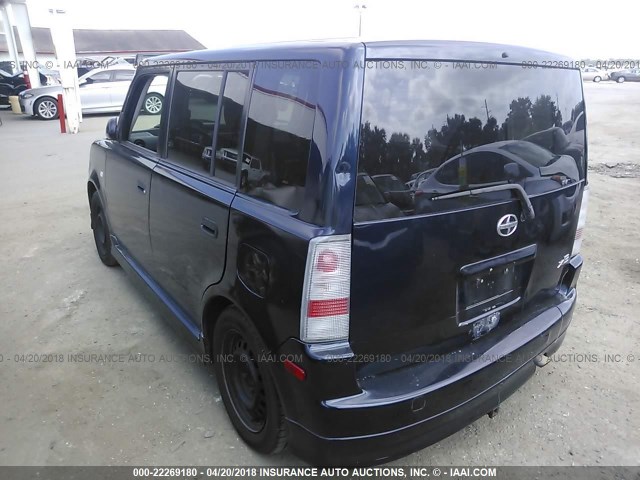 JTLKT334554001973 - 2005 TOYOTA SCION XB ლურჯი ფოტო 3