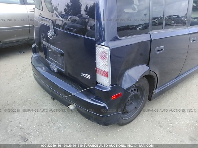 JTLKT334554001973 - 2005 TOYOTA SCION XB ლურჯი ფოტო 6