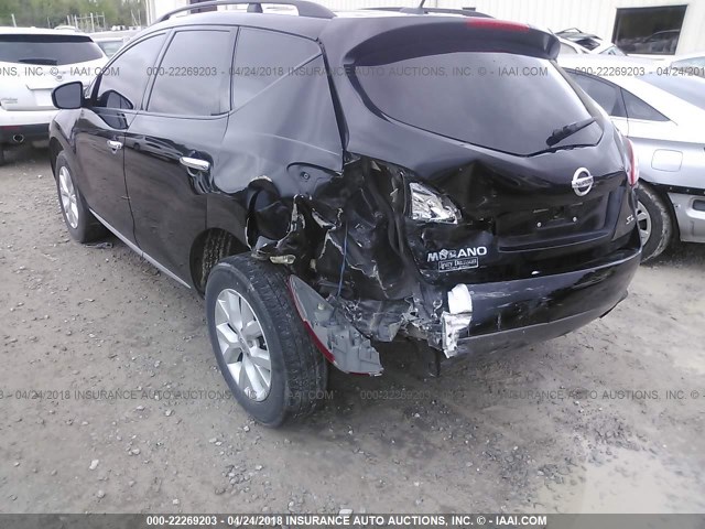 JN8AZ1MU4CW117115 - 2012 NISSAN MURANO S/SL/LE BLACK photo 6