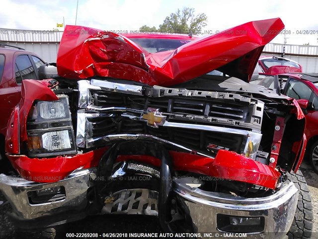 3GCUKREC4EG392342 - 2014 CHEVROLET SILVERADO K1500 LT RED photo 10