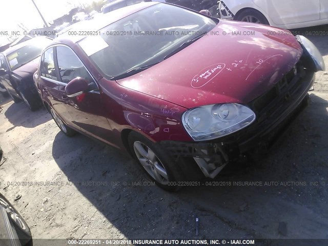 3VWRZ71K18M041832 - 2008 VOLKSWAGEN JETTA SE/SEL RED photo 1