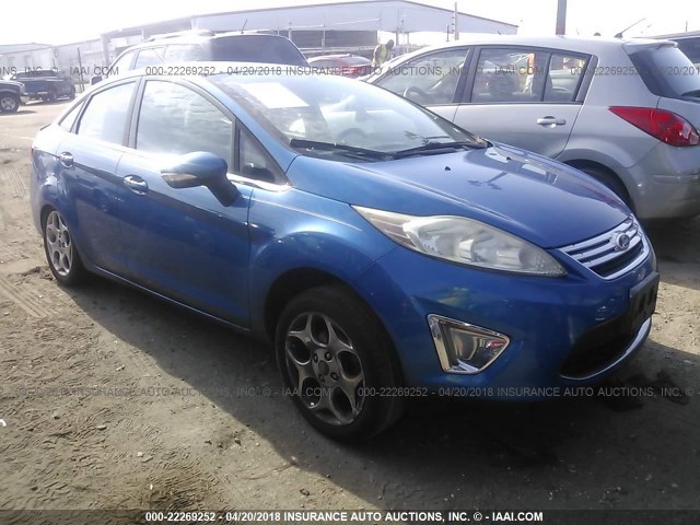 3FADP4CJ5BM121363 - 2011 FORD FIESTA SEL BLUE photo 1