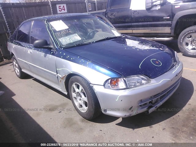 1HGEG8549RL042871 - 1994 HONDA CIVIC DX/LX ლურჯი ფოტო 1