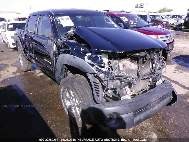 3TMJU62N56M018763 - 2006 TOYOTA TACOMA DOUBLE CAB PRERUNNER BLACK photo 1